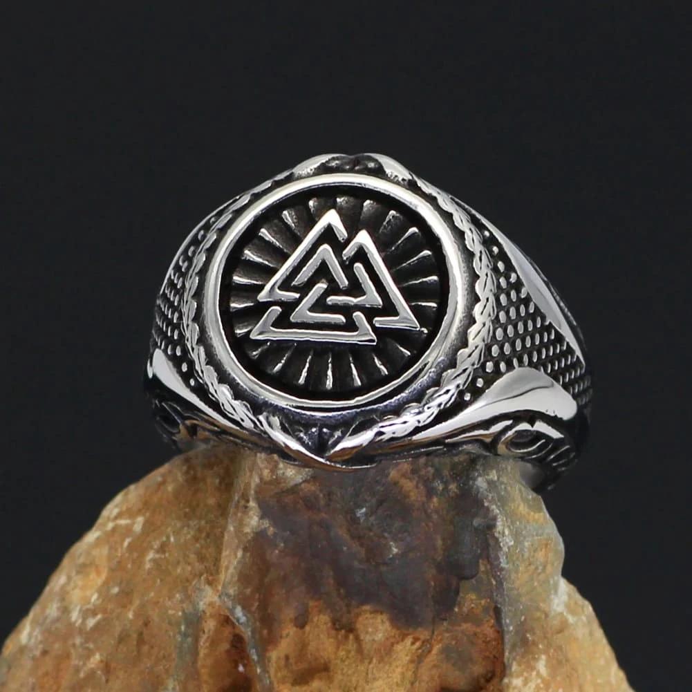 Bague Symbole Valknut 4 Bague Symbole Valknut – Image 2
