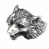 Bague Viking - Esprit Du Loup 2 Bague Viking - Esprit Du Loup -vêtements Soldes Magasin bague tete de loup argent