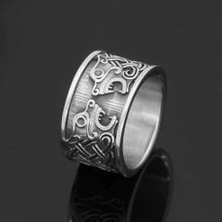 Bague Têtes D'Ours Nordiques 12 Bague Têtes D'Ours Nordiques -vêtements Soldes Magasin bague tetes d ours design scandinave