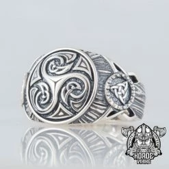 Bague Triskèle En Argent 12 Bague Triskèle En Argent -vêtements Soldes Magasin bague triskel en argent