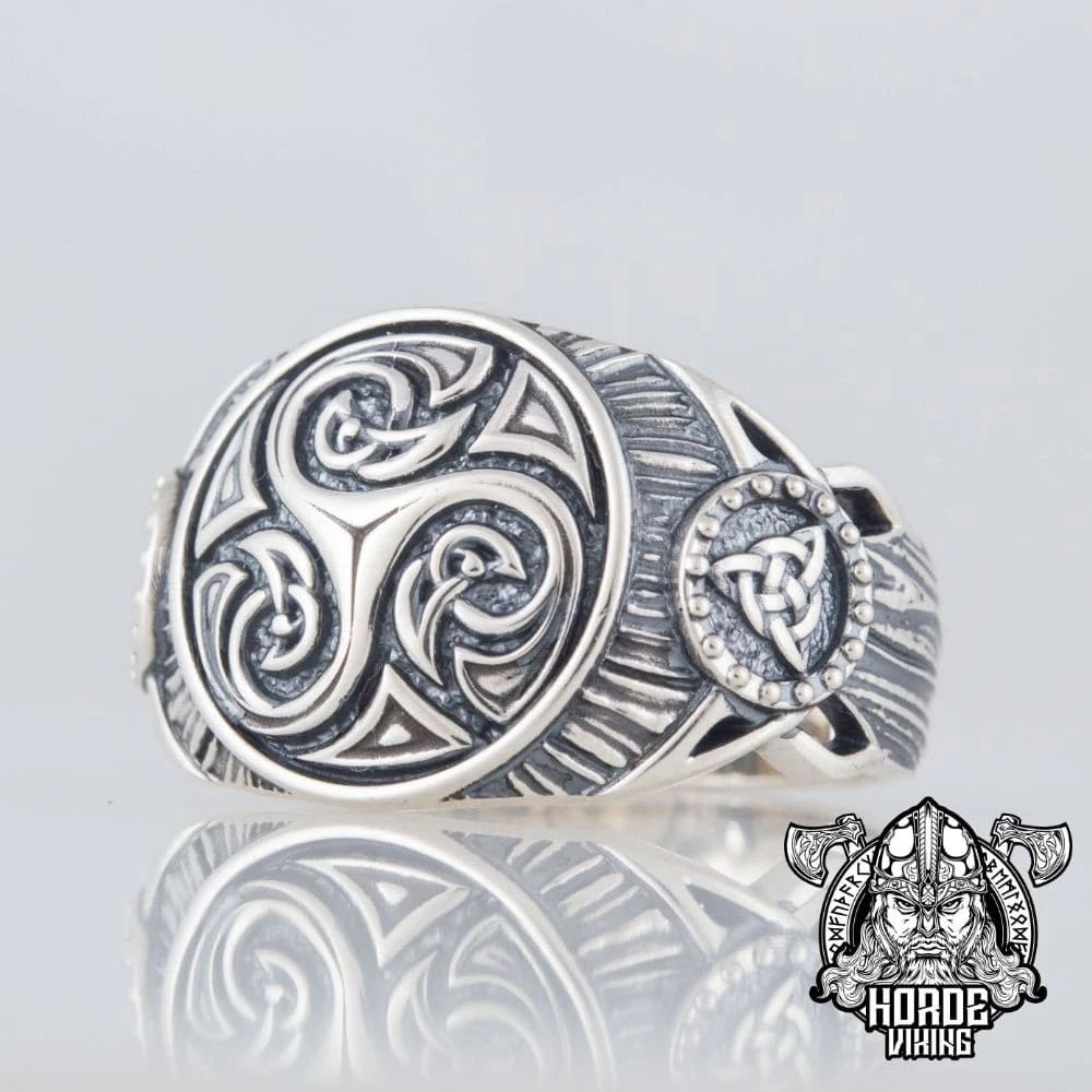 Bague Triskèle En Argent 7 Bague Triskèle En Argent – Image 5