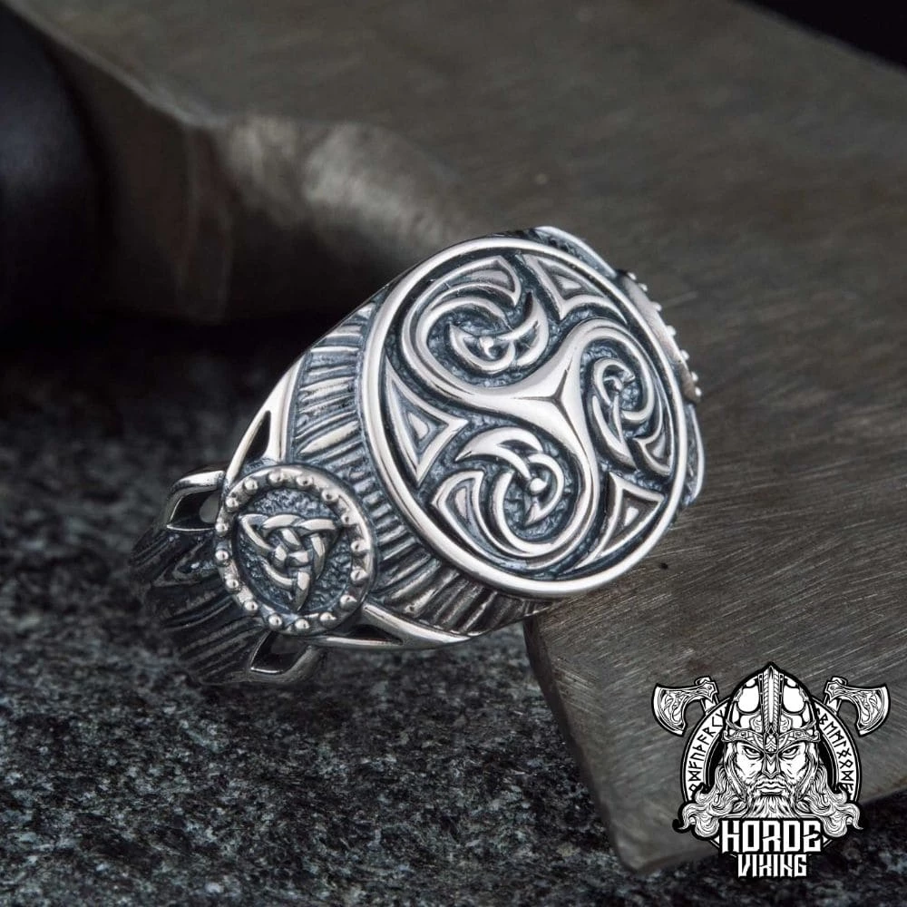 Bague Triskèle En Argent 8 Bague Triskèle En Argent – Image 6
