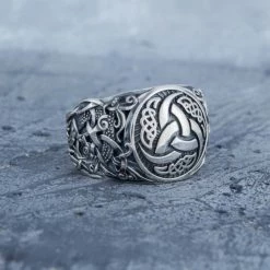 Bague Cornes D'Odin En Argent 10 Bague Cornes D'Odin En Argent -vêtements Soldes Magasin bague trois cornes de odin