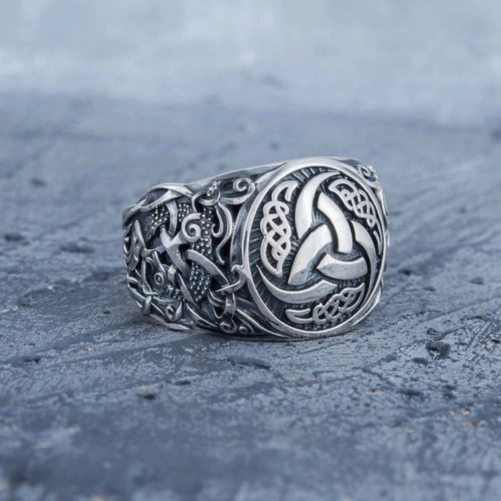 Bague Cornes D'Odin En Argent 6 Bague Cornes D'Odin En Argent – Image 4