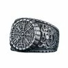 Bague Vegvisir En Argent -vêtements Soldes Magasin bague vegvisir argent