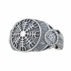 Bague Aegishjalmur En Argent 1 Bague Aegishjalmur En Argent -vêtements Soldes Magasin bague viking aegishjalmur argent