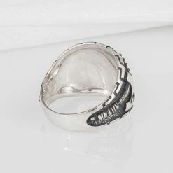 Bague Aegishjalmur Et Haches Nordiques 13 Bague Aegishjalmur Et Haches Nordiques -vêtements Soldes Magasin bague viking aegishjalmur et deux haches nordiques