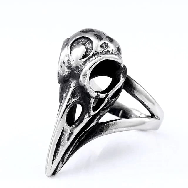 Bague Crâne De Corbeau Viking 4 Bague Crâne De Corbeau Viking – Image 2