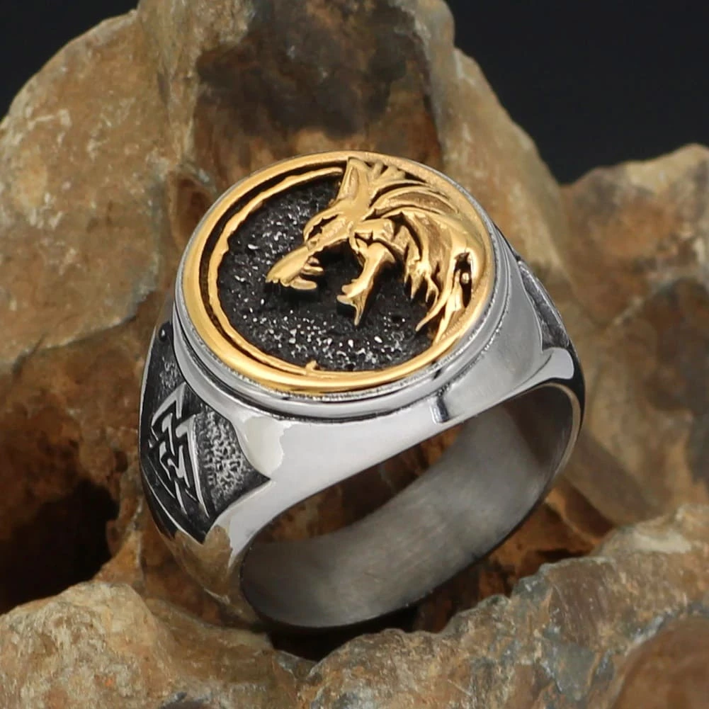 Bague Loup Viking En Acier 7 Bague Loup Viking En Acier – Image 5