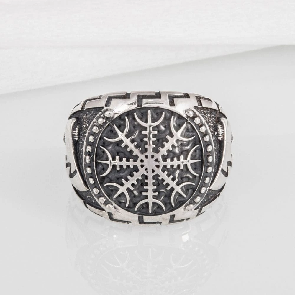 Bague Aegishjalmur Et Haches Nordiques 6 Bague Aegishjalmur Et Haches Nordiques – Image 4