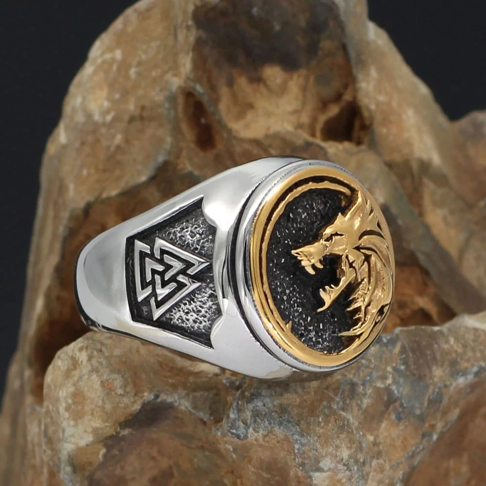 Bague Loup Viking En Acier 8 Bague Loup Viking En Acier – Image 6