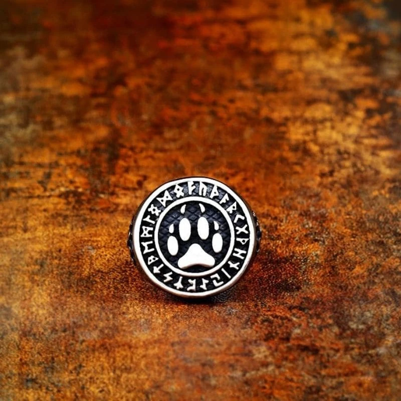 Bague Patte De Loup Runique 5 Bague Patte De Loup Runique – Image 3
