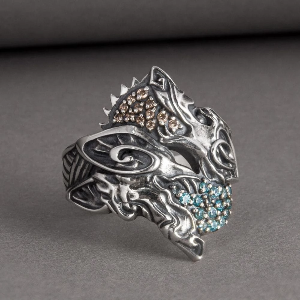 Bague Sköll Et Hati En Argent 4 Bague Sköll Et Hati En Argent – Image 2