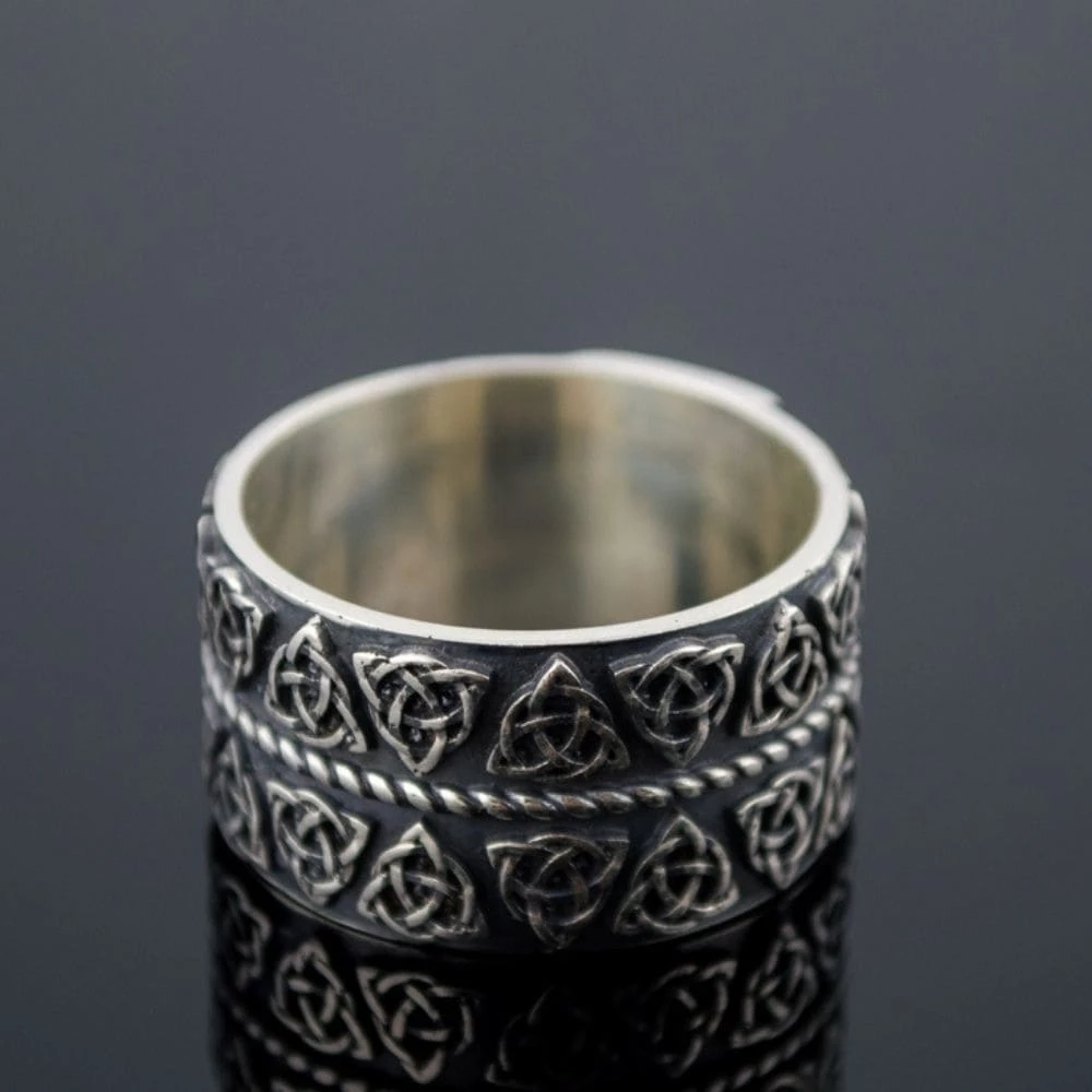Bague Noeud Celtique En Argent 8 Bague Noeud Celtique En Argent – Image 6