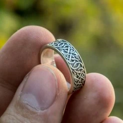 Anneau Serpent Viking Entrelacé -vêtements Soldes Magasin bague viking serpent entrelace