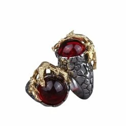 Bague Viking - Chevalière Œil De Dragon