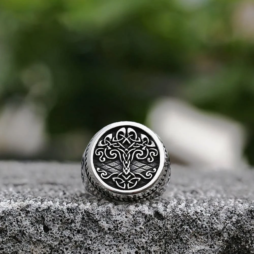 Bague Viking Yggdrasil 5 Bague Viking Yggdrasil – Image 3