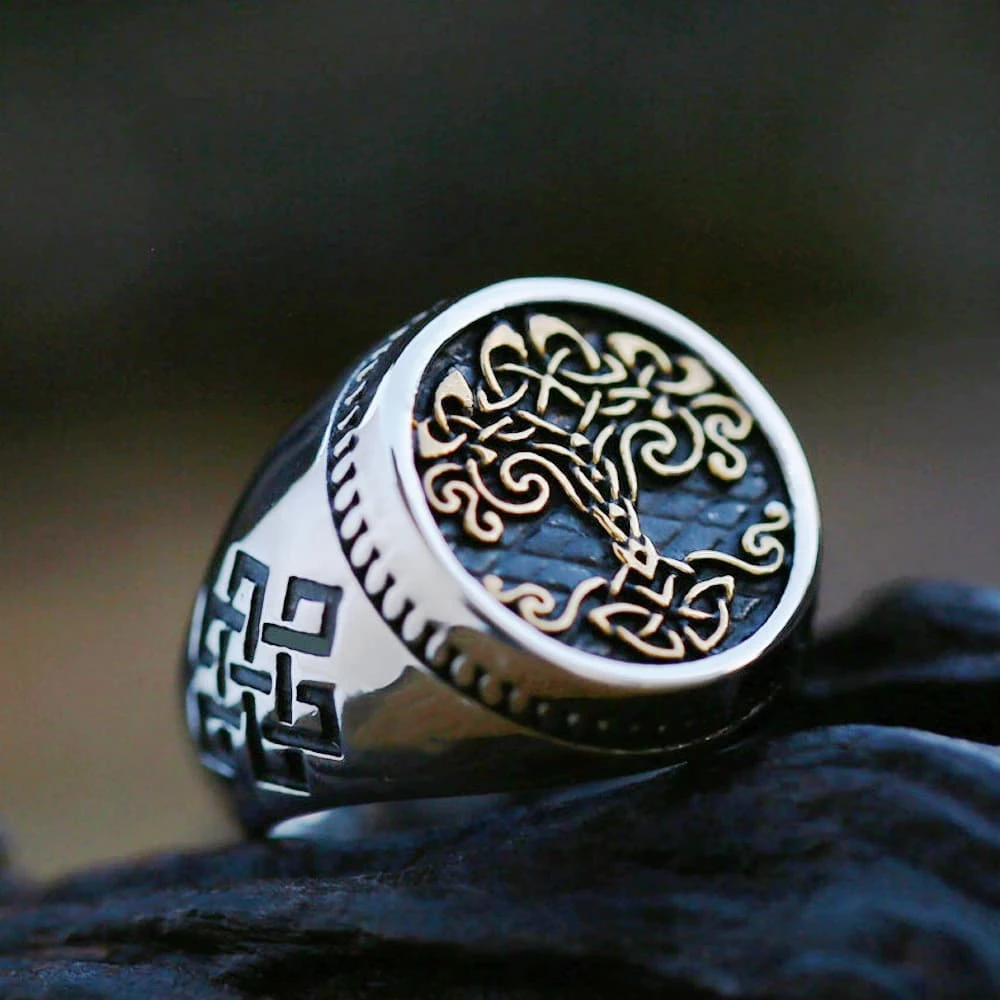 Bague Viking Yggdrasil 7 Bague Viking Yggdrasil – Image 5