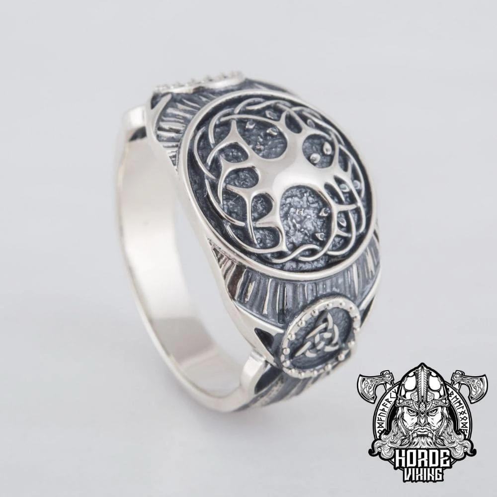 Bague Yggdrasil En Argent 8 Bague Yggdrasil En Argent – Image 6