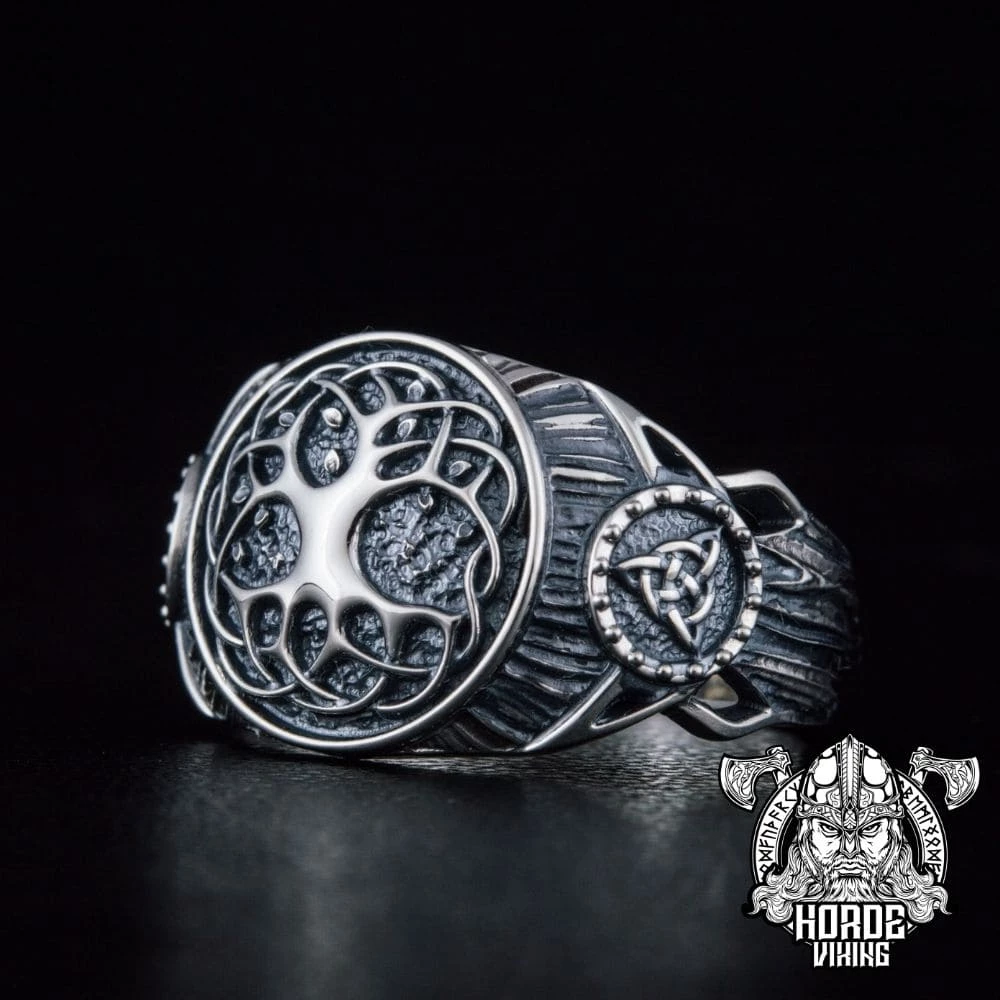 Bague Yggdrasil En Argent 9 Bague Yggdrasil En Argent – Image 7