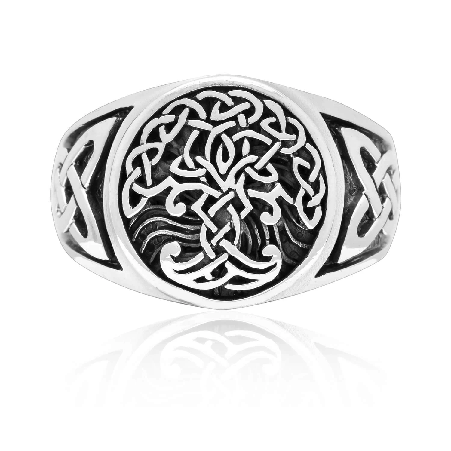 Bague Yggdrasil Entrelacé 3 Bague Yggdrasil Entrelacé