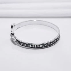 Bracelet Corbeaux Hugin Et Munin En Argent -vêtements Soldes Magasin bracelet argent corbeaux hugin et munin