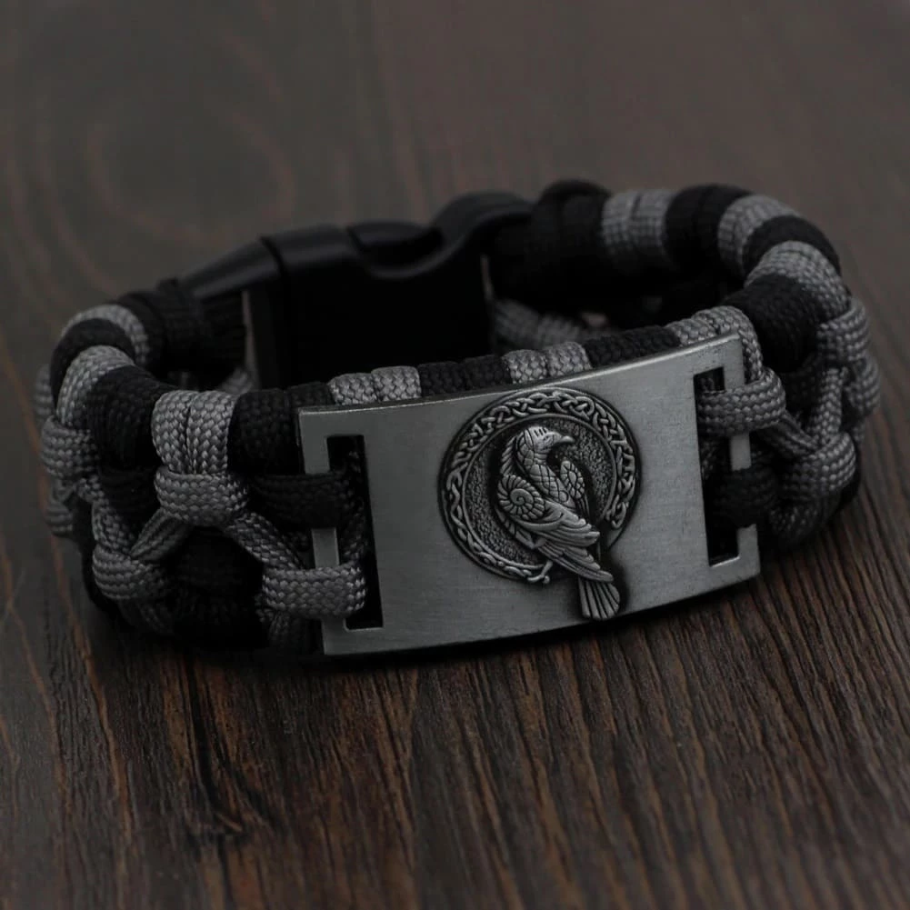 Bracelet Paracorde Corbeau Viking 5 Bracelet Paracorde Corbeau Viking – Image 3