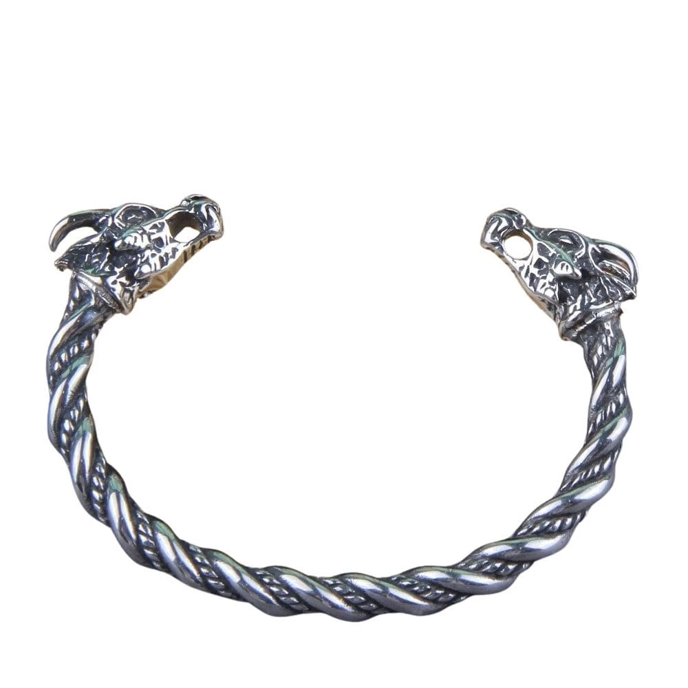 Bracelet Torque Dragon Nordique 3 Bracelet Torque Dragon Nordique