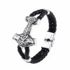 Bracelet Viking Moderne Marteau De Thor 1 Bracelet Viking Moderne Marteau De Thor -vêtements Soldes Magasin bracelet homme marteau de thor