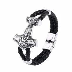 Bracelet Viking Moderne Marteau De Thor