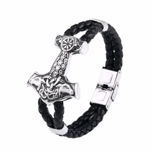Bracelet Viking Moderne Marteau De Thor 3 Bracelet Viking Moderne Marteau De Thor