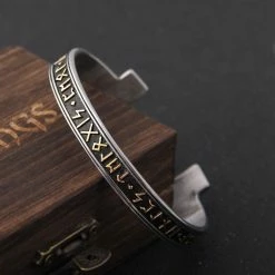 Bracelet Runes Magiques 14 Bracelet Runes Magiques -vêtements Soldes Magasin bracelet homme viking runique