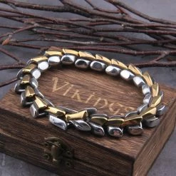 Bracelet Viking Ouroboros 14 Bracelet Viking Ouroboros -vêtements Soldes Magasin bracelet ouroboros jormungand viking