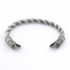 Bracelet Viking Torque Corbeaux