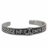 Bracelet Torque Mjolnir En Acier 1 Bracelet Torque Mjolnir En Acier -vêtements Soldes Magasin bracelet torque marteau mjolnir