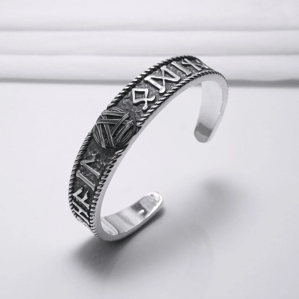 Bracelet Runes Viking En Argent 6 Bracelet Runes Viking En Argent – Image 4