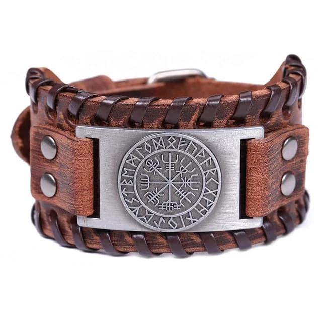 Bracelet Vegvisir En Cuir 4 Bracelet Vegvisir En Cuir – Image 2