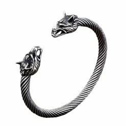 Bracelet Torque Loups Skoll Et Hati