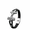 Bracelet Viking Tressé Marteau De Thor 1 Bracelet Viking Tressé Marteau De Thor -vêtements Soldes Magasin bracelet viking tresse