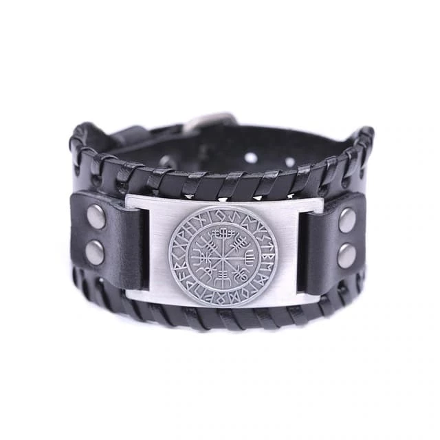 Bracelet Vegvisir En Cuir 3 Bracelet Vegvisir En Cuir