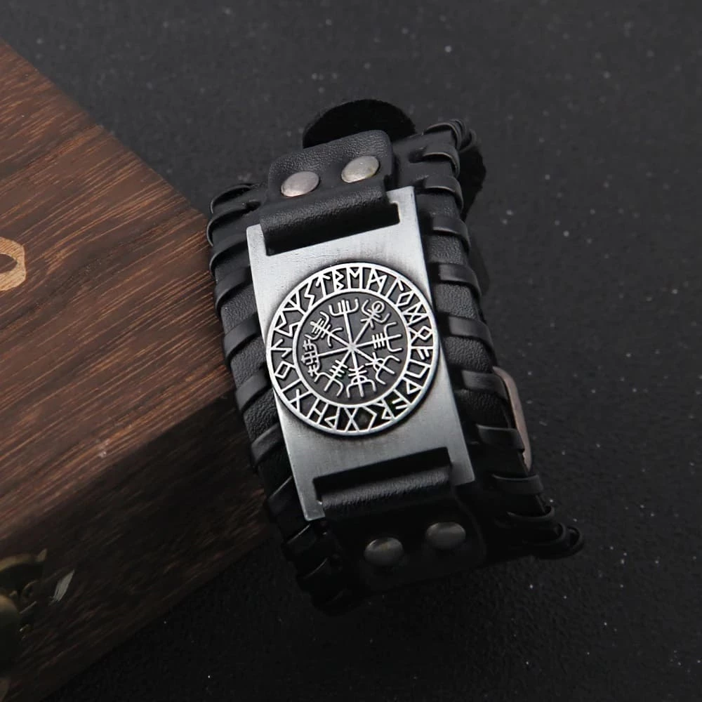 Bracelet Vegvisir En Cuir 5 Bracelet Vegvisir En Cuir – Image 3