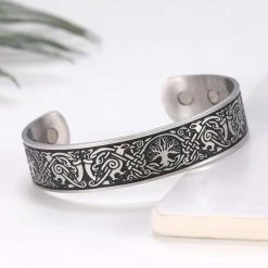 Bracelet Viking Arbre-Monde 6 Bracelet Viking Arbre-Monde -vêtements Soldes Magasin bracelet viking yggdrasil acier