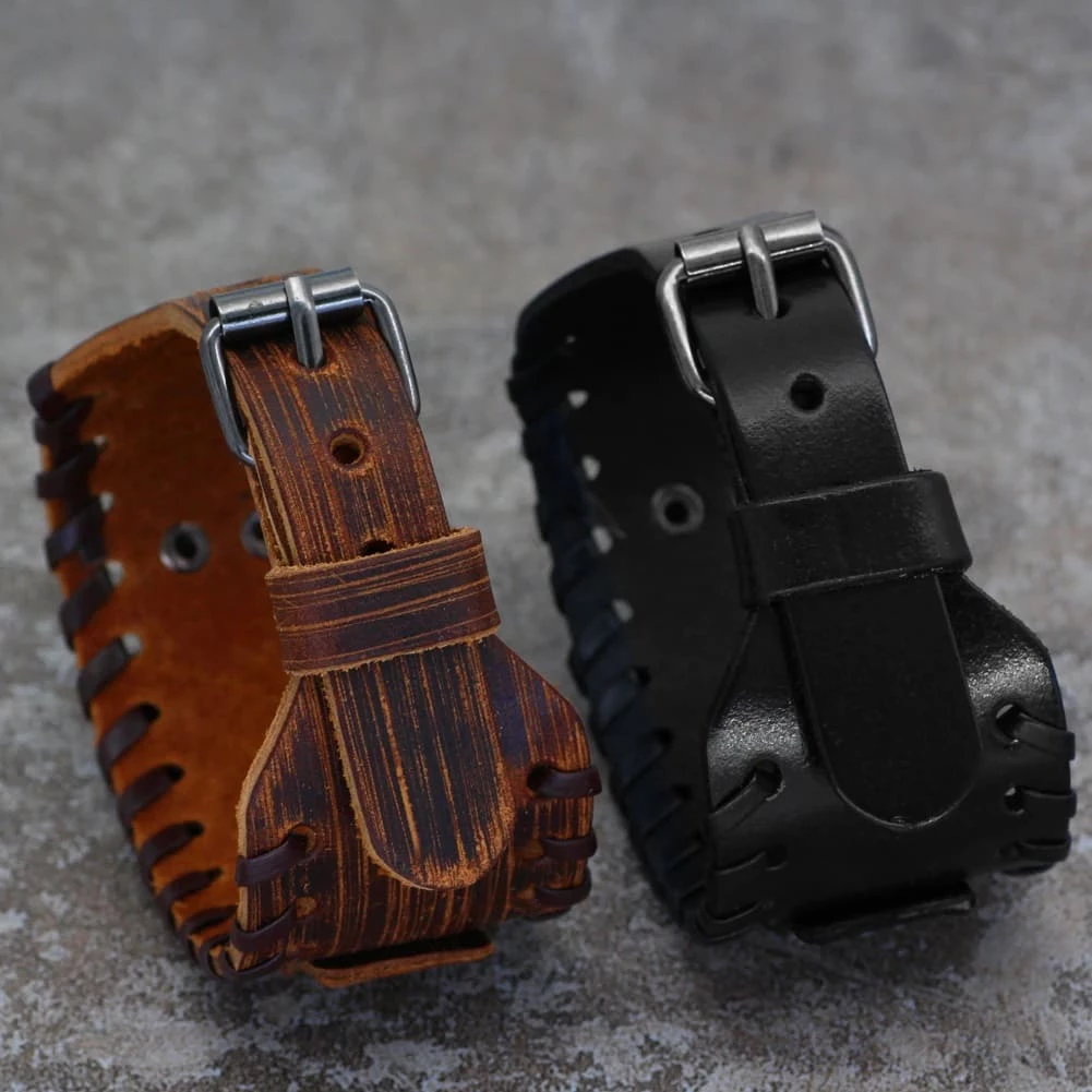 Bracelet Yggdrasil En Cuir 6 Bracelet Yggdrasil En Cuir – Image 4