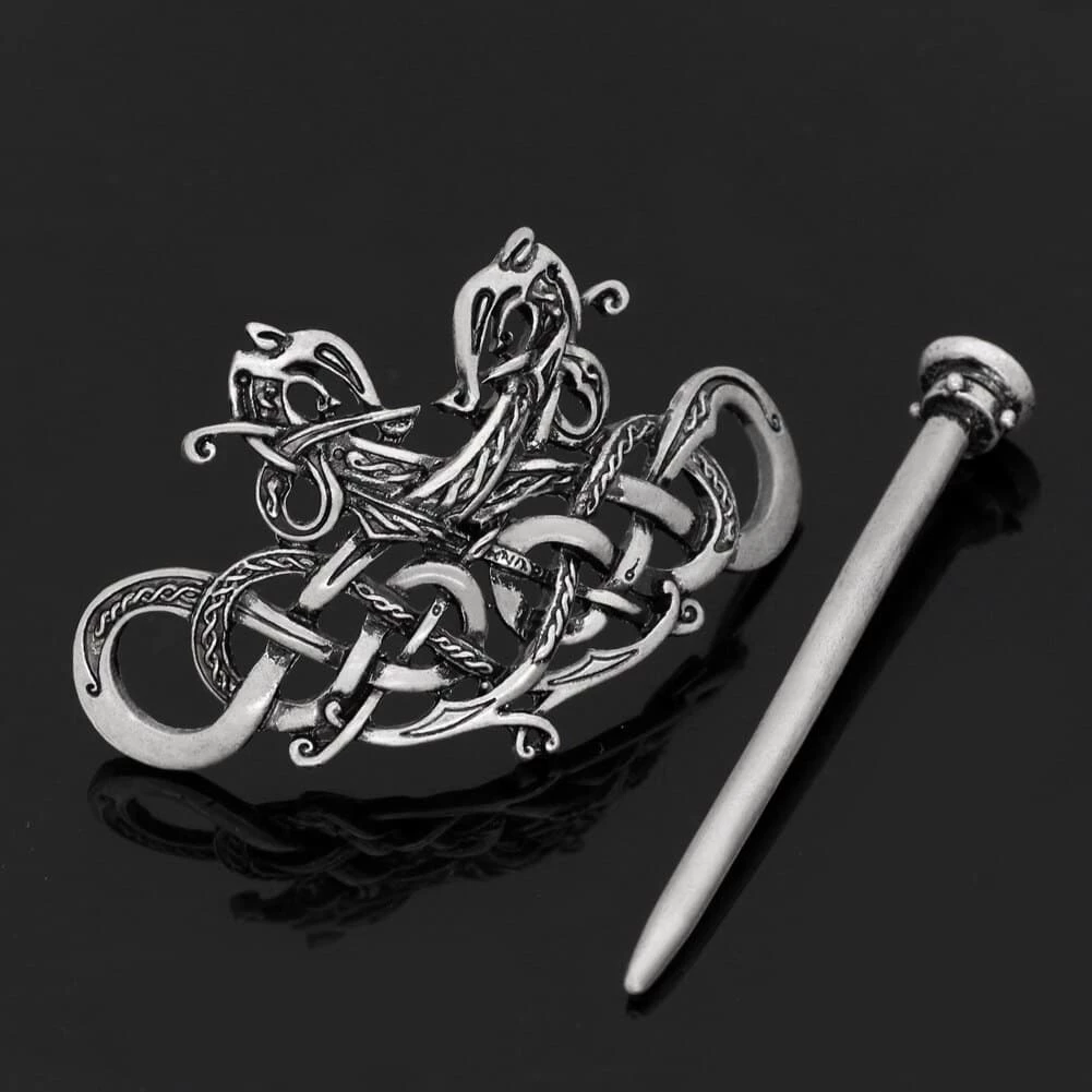 Broche Dragon Viking Entrelacés 6 Broche Dragon Viking Entrelacés – Image 4