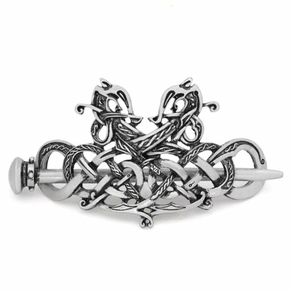 Broche Dragon Viking Entrelacés 3 Broche Dragon Viking Entrelacés
