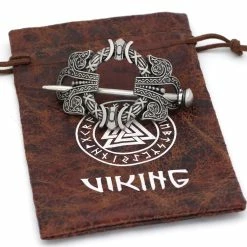 Broche Guerrière Viking -vêtements Soldes Magasin broche viking guerriere au bouclier