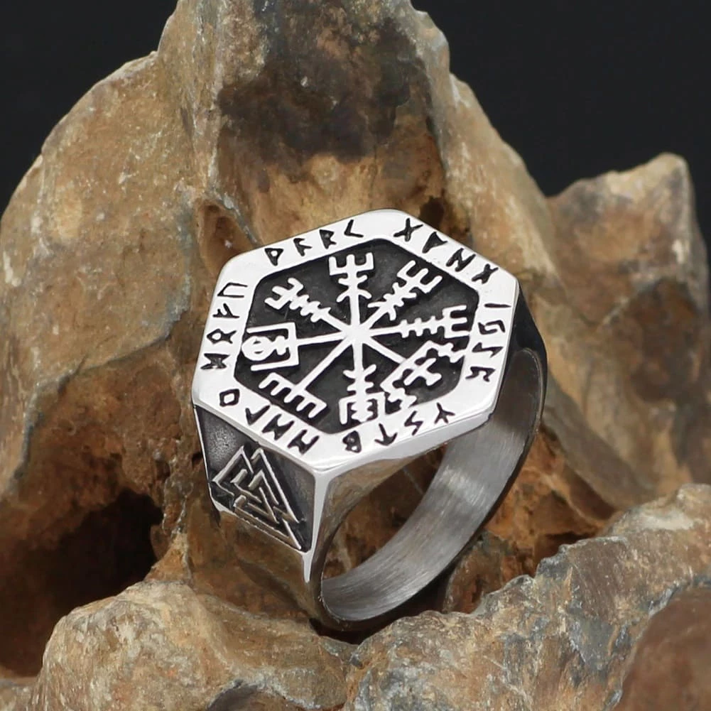 Chevalière Talisman Vegvisir 5 Chevalière Talisman Vegvisir – Image 3