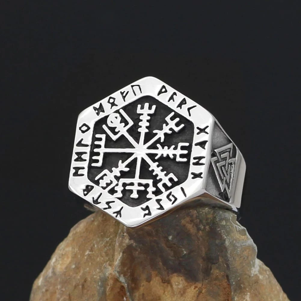 Chevalière Talisman Vegvisir 4 Chevalière Talisman Vegvisir – Image 2