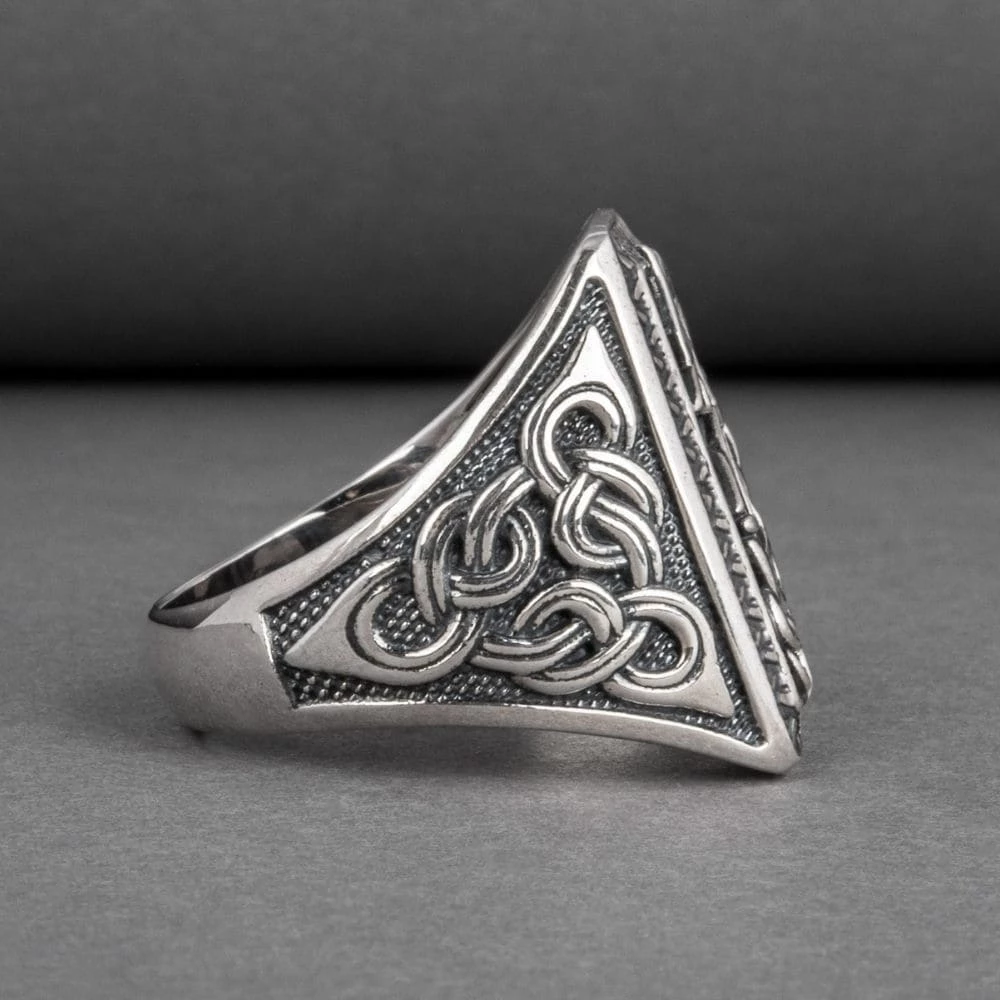 Chevalière Loup Fenrir En Argent 5 Chevalière Loup Fenrir En Argent – Image 3