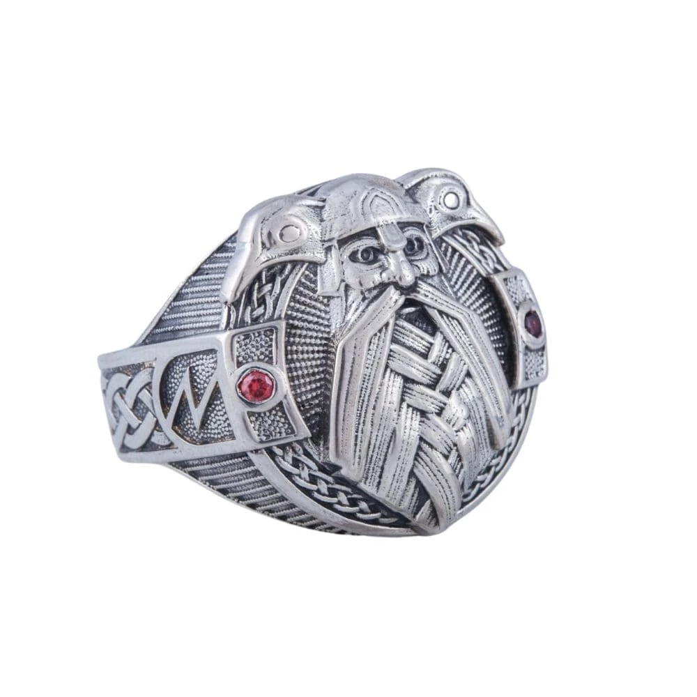 Chevalière D'Odin En Argent 3 Chevalière D'Odin En Argent